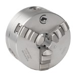 BISON 3-Bakket Centrerpatron Ø160 mm-Stål-Kegle 4-DIN 55027-Direkte montering (Bajonet)-3534-160-4